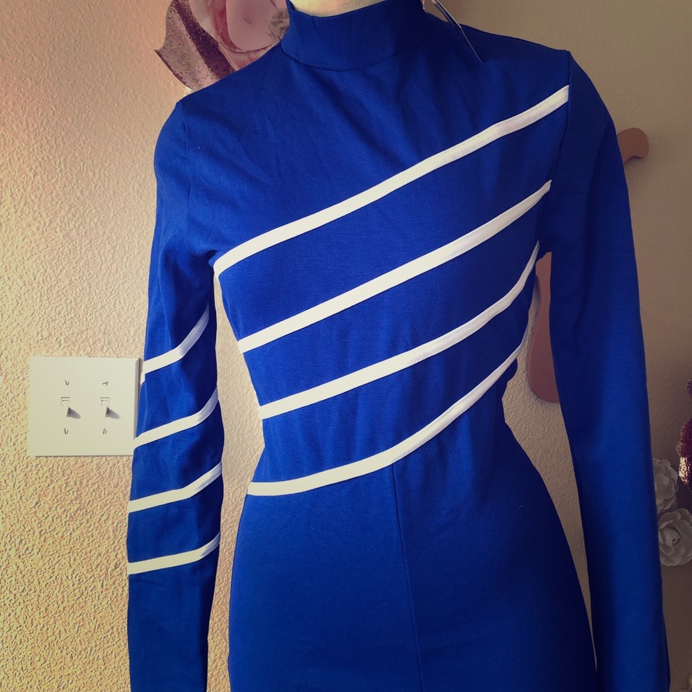 Blue Fashion Nova Jumpsuit